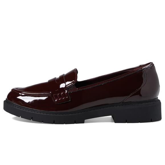 NWT Clarks Red’s Women’s Westlynn Ayla Loafer Burgundy Patent Size 8.5 - Picture 5 of 7